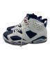 NIKE (ナイキ) Air Jordan 6 Retro ホワイト×ネイビー サイズ:29cm：12000円