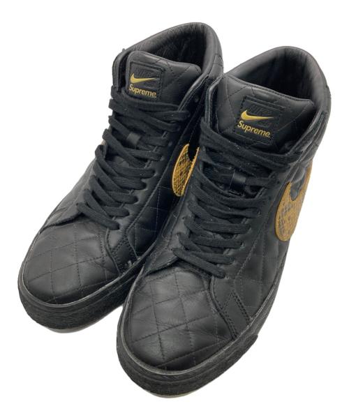 NIKE SB（ナイキエスビー）NIKE SB (ナイキエスビー) Supreme (シュプリーム) Blazer Mid ブラック サイズ:27ｃｍの古着・服飾アイテム