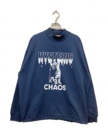 Hysteric Glamour（ヒステリックグラマー）の古着「CHAOSモックネックスウェット」｜ネイビー