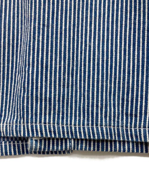 Pointer（ポインター）POINTER (ポインター) ヒッコリーカバーオール インディゴ サイズ:Mの古着・服飾アイテム