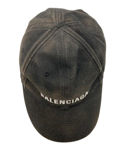 BALENCIAGA（バレンシアガ）BALENCIAGA (バレンシアガ) NEW BASEBALL CAP ブラックの古着・服飾アイテム