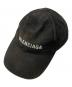 BALENCIAGA（バレンシアガ）の古着「NEW BASEBALL CAP」｜ブラック