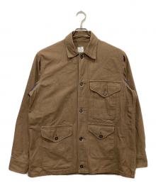 POST O'ALLS（ポストオーバーオールズ）の古着「カバーオール」｜ブラウン