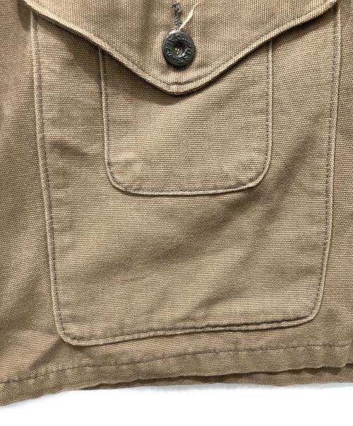 POST O'ALLS（ポストオーバーオールズ）POST O'ALLS (ポストオーバーオールズ) カバーオール ブラウン サイズ:Ｓの古着・服飾アイテム