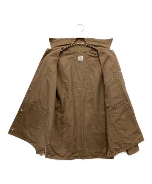 POST O'ALLS（ポストオーバーオールズ）POST O'ALLS (ポストオーバーオールズ) カバーオール ブラウン サイズ:Ｓの古着・服飾アイテム