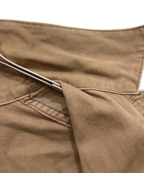 POST O'ALLS（ポストオーバーオールズ）POST O'ALLS (ポストオーバーオールズ) カバーオール ブラウン サイズ:Ｓの古着・服飾アイテム