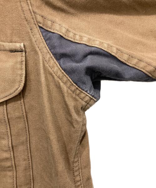 POST O'ALLS（ポストオーバーオールズ）POST O'ALLS (ポストオーバーオールズ) カバーオール ブラウン サイズ:Ｓの古着・服飾アイテム