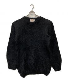 HEATHER & TWEED（ヘザーアンドツイード）の古着「モヘヤニット」｜ブラック