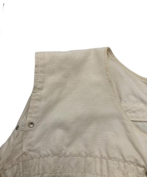 USED（USED）USED (USED) ニュースペーパーベスト ベージュ サイズ:FREEの古着・服飾アイテム