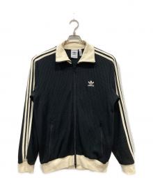 adidas（アディダス）の古着「ワッフルクラシック トラックトップ」｜ブラック