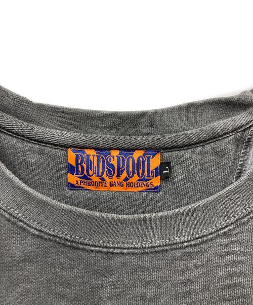BUDSPOOL（バッズプール）BUDSPOOL (バッズプール) バックロゴスウェット グレー サイズ:Lの古着・服飾アイテム