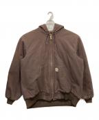 CarHarttカーハート）の古着「Camo Lined Active Jacket」｜ブラウン