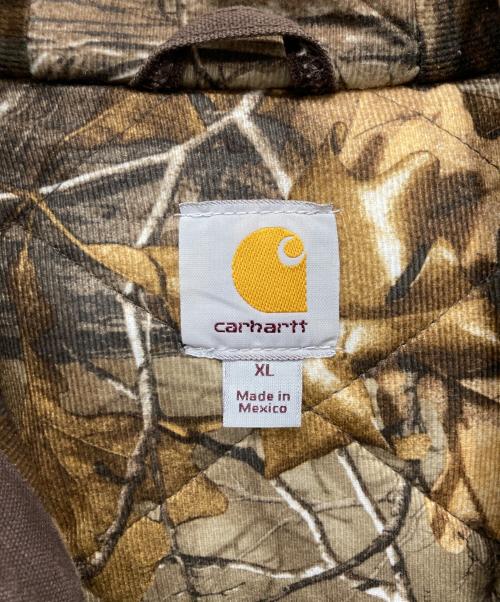 CarHartt（カーハート）CarHartt (カーハート) Camo Lined Active Jacket ブラウン サイズ:XLの古着・服飾アイテム