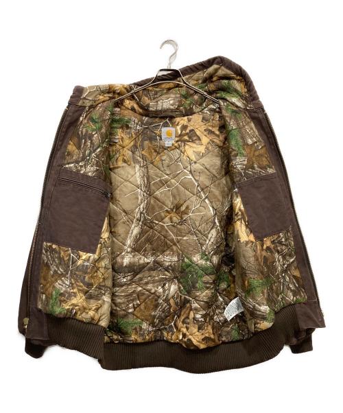 CarHartt（カーハート）CarHartt (カーハート) Camo Lined Active Jacket ブラウン サイズ:XLの古着・服飾アイテム