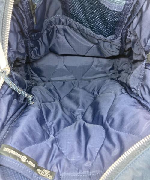 PORTER（ポーター）PORTER (ポーター) TRAVEL COUTURE by LOWERCASE (トラベルクチュールバイローワーケース) Force Day Pack ネイビーの古着・服飾アイテム