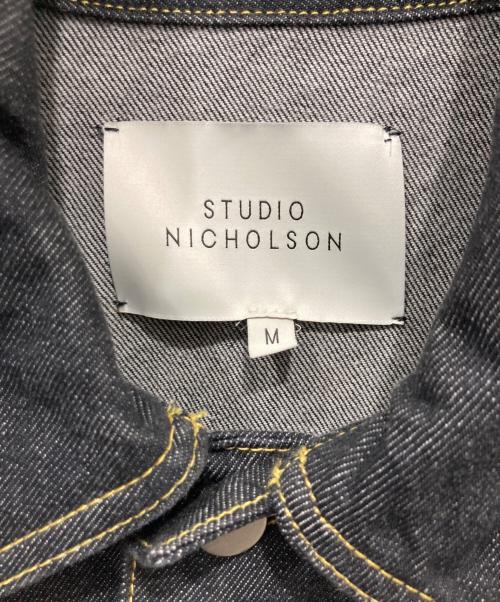 STUDIO NICHOLSON（スタジオ ニコルソン）STUDIO NICHOLSON (スタジオ ニコルソン) STEIN ITALIAN DENIM JACKET インディゴ サイズ:Mの古着・服飾アイテム
