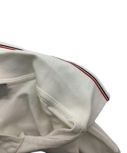 DIOR HOMME（ディオール オム）DIOR HOMME (ディオール オム) BEE刺繍長袖ポロシャツ ホワイト サイズ:Sの古着・服飾アイテム