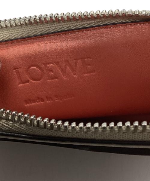 LOEWE（ロエベ）LOEWE (ロエベ) コインカードホルダー グレージュ・ブラウンの古着・服飾アイテム
