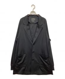 s'yte（サイト）の古着「High-gauge jersey jacket」｜ブラック