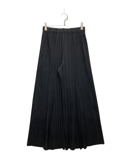 PLEATS PLEASE ISSEY MIYAKE（プリーツプリーズ イッセイミヤケ）PLEATS PLEASE ISSEY MIYAKE (プリーツプリーズ イッセイミヤケ) プリーツパンツ ダークグレー サイズ:1の古着・服飾アイテム