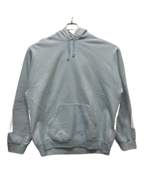 SUPREME（シュプリーム）Supreme (シュプリーム) Big Logo Hooded Sweatshirt　21SS ブルー サイズ:Mの古着・服飾アイテム