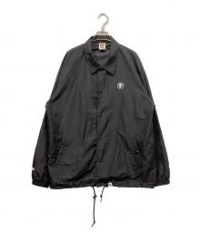 A BATHING APE（アベイシングエイプ）の古着「ナイロンコーチジャケット」｜ブラック