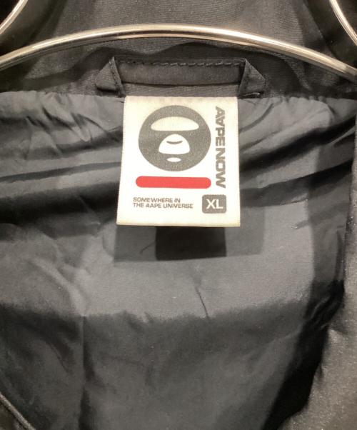 A BATHING APE（アベイシングエイプ）A BATHING APE (アベイシングエイプ) ナイロンコーチジャケット ブラック サイズ:XLの古着・服飾アイテム
