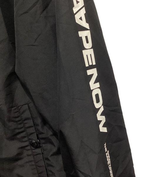 A BATHING APE（アベイシングエイプ）A BATHING APE (アベイシングエイプ) ナイロンコーチジャケット ブラック サイズ:XLの古着・服飾アイテム