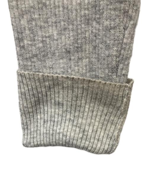 NKNIT（ンニット）NKNIT (ンニット) sailor collar rib KNIT bodysuit グレー サイズ:Freeの古着・服飾アイテム