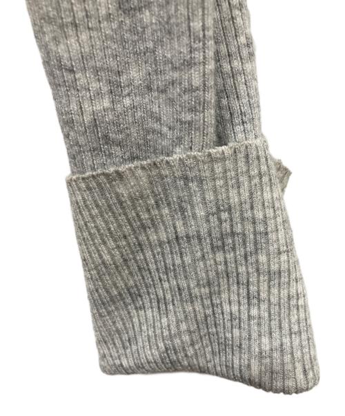 NKNIT（ンニット）NKNIT (ンニット) sailor collar rib KNIT bodysuit グレー サイズ:Freeの古着・服飾アイテム