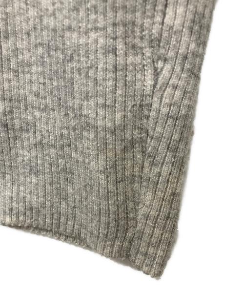 NKNIT（ンニット）NKNIT (ンニット) sailor collar rib KNIT bodysuit グレー サイズ:Freeの古着・服飾アイテム