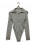 NKNIT（ンニット）の古着「sailor collar rib KNIT bodysuit」｜グレー