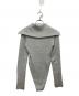 NKNIT (ンニット) sailor collar rib KNIT bodysuit グレー サイズ:Free：6000円