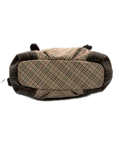 BURBERRY BLUE LABEL（バーバリー ブルー レーベル）BURBERRY BLUE LABEL (バーバリー ブルー レーベル) 2WAYチェックショルダーバッグ ベージュ×ブラウンの古着・服飾アイテム