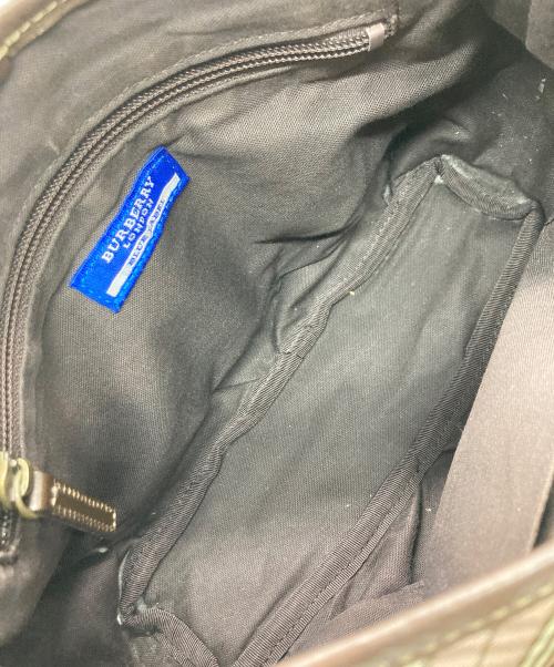 BURBERRY BLUE LABEL（バーバリー ブルー レーベル）BURBERRY BLUE LABEL (バーバリー ブルー レーベル) 2WAYチェックショルダーバッグ ベージュ×ブラウンの古着・服飾アイテム