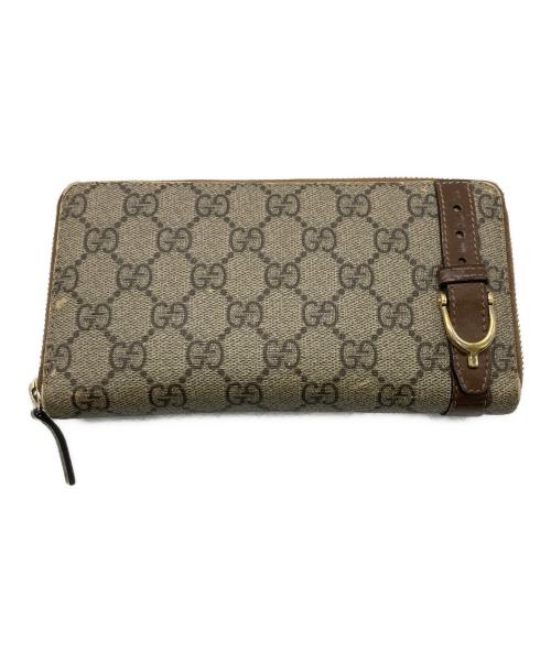 GUCCI（グッチ）GUCCI (グッチ) 長財布 ブラウンの古着・服飾アイテム