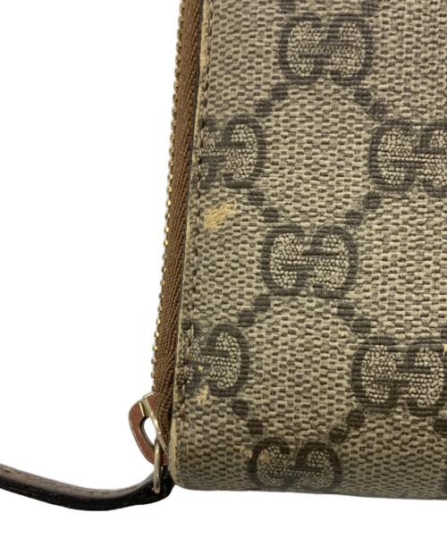 GUCCI（グッチ）GUCCI (グッチ) 長財布 ブラウンの古着・服飾アイテム