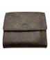 LOUIS VUITTON（ルイ ヴィトン）の古着「3つ折り財布」｜ブラウン