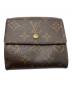 LOUIS VUITTON (ルイ ヴィトン) 3つ折り財布 ブラウン：7000円