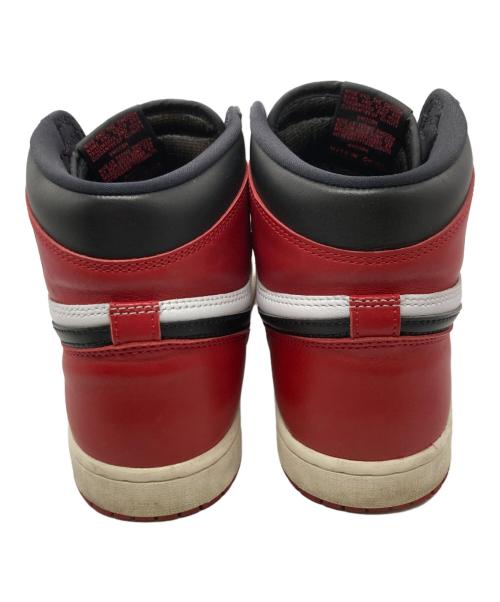 NIKE（ナイキ）NIKE (ナイキ) Air Jordan 1 Retro High OG/エアジョーダン1 レトロ ハイ OG ブラック×レッド サイズ:29の古着・服飾アイテム