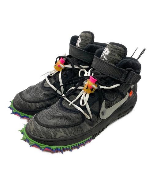NIKE（ナイキ）NIKE (ナイキ) OFFWHITE (オフホワイト) Air Force 1 Mid/エアフォース1 ミッド ブラック サイズ:29の古着・服飾アイテム