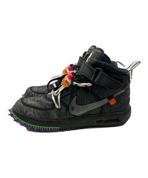 NIKE（ナイキ）NIKE (ナイキ) OFFWHITE (オフホワイト) Air Force 1 Mid/エアフォース1 ミッド ブラック サイズ:29の古着・服飾アイテム