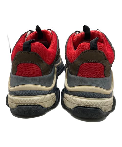 BALENCIAGA（バレンシアガ）BALENCIAGA (バレンシアガ) ローカットスニーカー レッド・ダークブラウン サイズ:29の古着・服飾アイテム