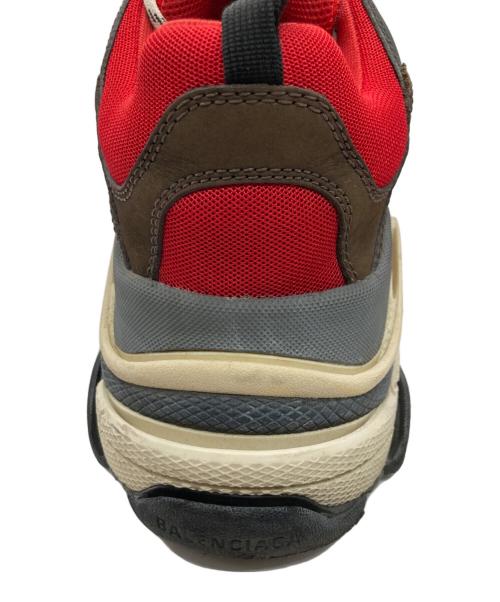 BALENCIAGA（バレンシアガ）BALENCIAGA (バレンシアガ) ローカットスニーカー レッド・ダークブラウン サイズ:29の古着・服飾アイテム