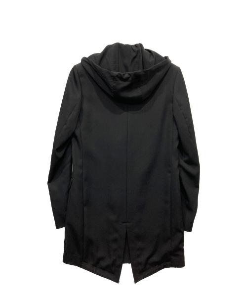 DIOR HOMME（ディオール オム）DIOR HOMME (ディオール オム) フード付きジップアップコート ブラック サイズ:46の古着・服飾アイテム