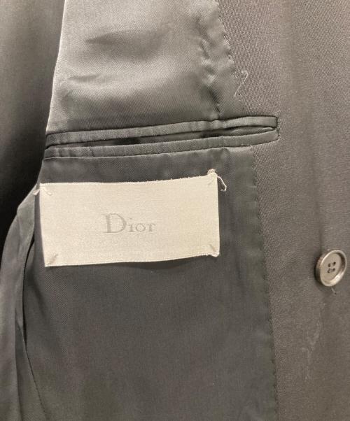 DIOR HOMME（ディオール オム）DIOR HOMME (ディオール オム) フード付きジップアップコート ブラック サイズ:46の古着・服飾アイテム