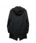 DIOR HOMME (ディオール オム) フード付きジップアップコート ブラック サイズ:46：50000円