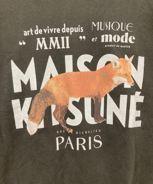 maison kitsune（メゾンキツネ）Maison Kitsuné (メゾンキツネ) JP EXCLUSIVE FOX ブラック サイズ:Lの古着・服飾アイテム