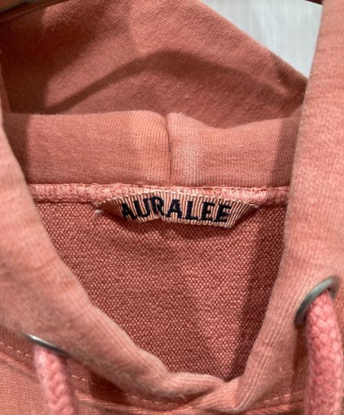 AURALEE（オーラリー）AURALEE (オーラリー) SUPER MILLED SWEAT P/O PARKA / スーパー ミルド スウェット パーカー ピンク サイズ:34の古着・服飾アイテム