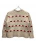NKNIT (ンニット) ハートパターンニット ベージュ：11000円